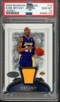 2006 Bowman Sterling Kobe Bryant Jersey #10 PSA 10 55865132