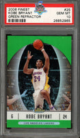 2006 Finest Kobe Bryant Green Refractor #25 PSA 10 26852965