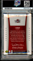 2006 LeBron James PSA 9 U.D. SP Authentic Fabric #AFLJ