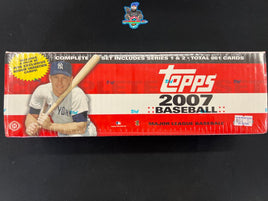 2007 Topps Baseball Factory Sealed Series 1 and 2 Complete Set