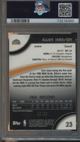 2007 Allen Iverson PSA 9 Topps Finest Gold Refractor #23 /25