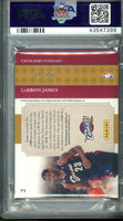 2009 National Treasures Playoffs Lebron James NBA Gear Dual #2 PSA 8 43547399
