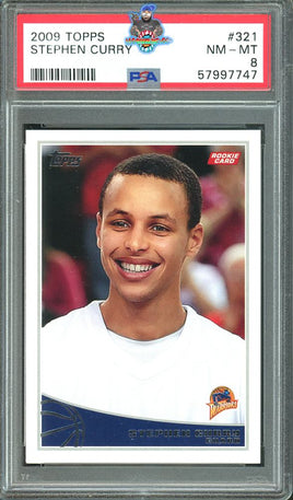2009 Topps Stephen Curry #321 PSA 8 57997747