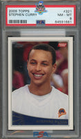 2009 Topps Stephen Curry #321 PSA 8 64591681