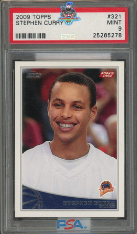 2009 Topps Stephen Curry #321 PSA 9 25265278
