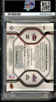 2009 Upper Deck SP Game Used Lebron James Karl Malone Combo Materials #CM-MJ PSA 10 62093147