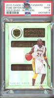 2010 Kobe Bryant PSA 9 Gold Standard Gold Bars Mat #4 /199