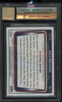 2011 Bowman Chrome 18U USA Auto Alex Bregman Orange Refractor #18U2 18 of 25 BGS 9.5 Auto 10 0007238502