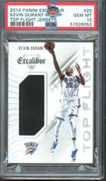 2014 Kevin Durant PSA 10 Excalibur Game Worn Mat #20