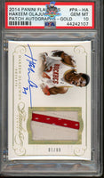 2014 Panini Flawless Hakeem Olajuwon Path Auto Gold #PA-HA PSA 10 44242107