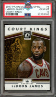 2017 LeBron James PSA 10 Donruss Optic Court Kings #5