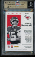 2018 Patrick Mahomes BGS 9.5 Encased Future Wave Mats #FW4 /1