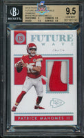 2018 Patrick Mahomes BGS 9.5 Encased Future Wave Mats #FW4 /1