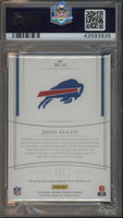 2018 Josh Allen PSA 10 10 National Treasures Rookie Auto #RSJA /99