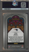 2018 Panini Prizm Tom Brady Stained Glass #SG-1 PSA 10 73216356