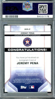 2020 Jeremy Pena PSA 10 Bowman Sterling Speckle Refractor Auto #BSPAJP