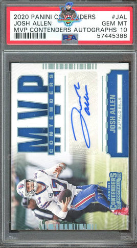 2020 Josh Allen PSA 10 Contenders MVP Contenders Auto #JAL 22/25