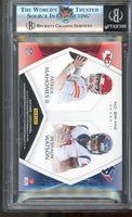 2020 Limited Bound by Round Mahomes Watson Dual Jersey #BR-MW /25 BGS 8.5