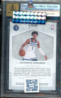 2020 Anthony Edwards BGS 9 10 National Treasures Rookie Private Auto #PSAAED