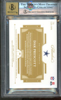 2021 Dak Prescott BGS 8.5 10 Flawless Laundry Tag Nike Auto #LSSDPR /3