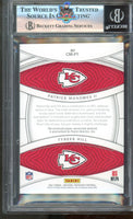 2021 Panini National Treasures Patrick Mahomes Tyreek Hill NFL Gear Combo Materials #CM-PT 86 of 99 BGS 8.5 0014853300