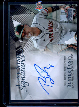 2022 Stadium Club Buster Posey Lone Star Signatures #LSS-BP 12 of 25 Ungraded