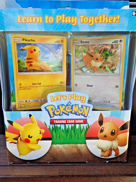 2019 Pokemon TCG Let's Play Pikachu and Eevee Decks Card Game